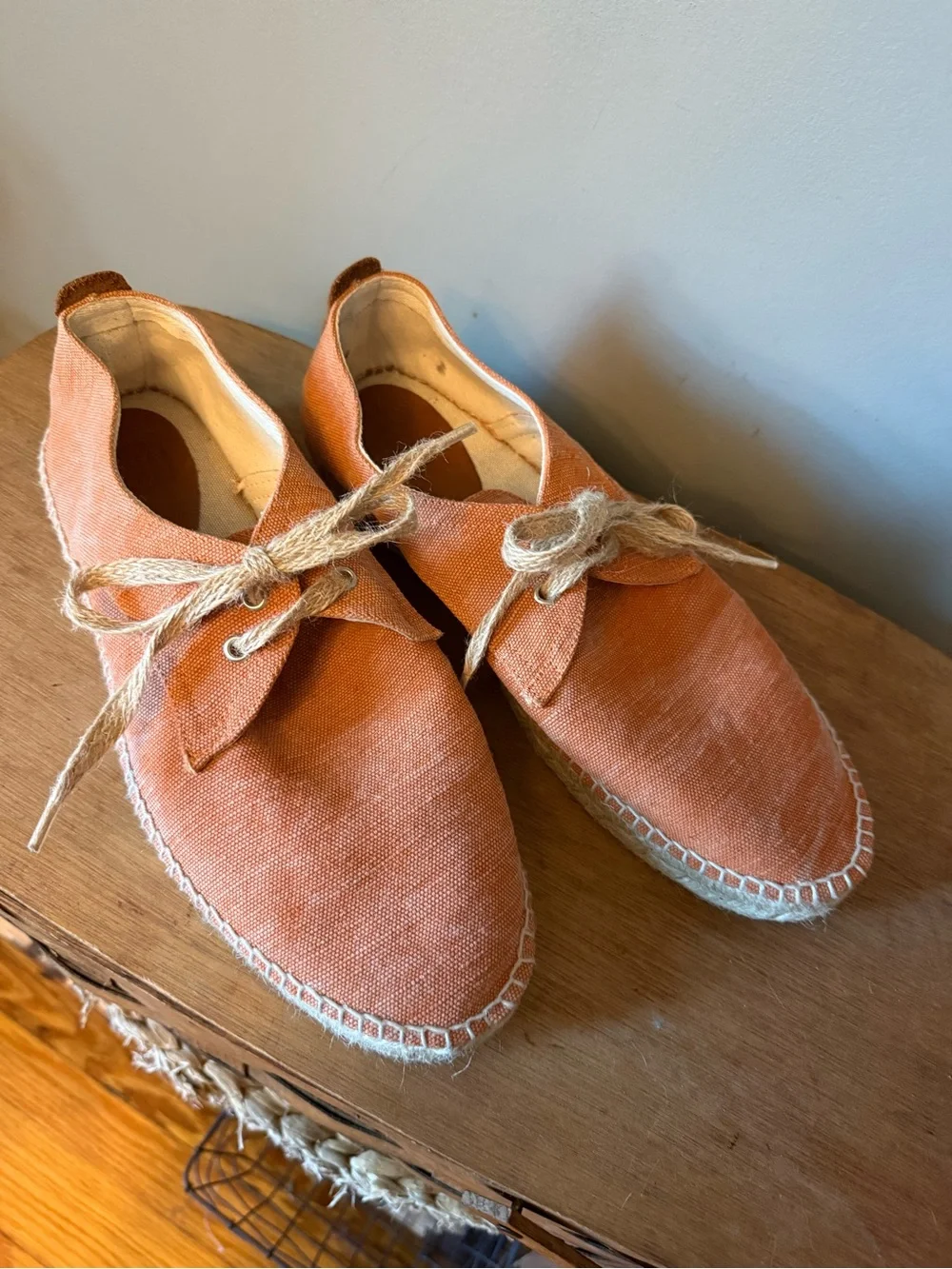 HANDMADE The Brand Luxor Sunset Espadrilles Shoes 12/45